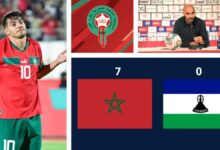 منتخب المغرب يكتسح منتخب ليسوتو